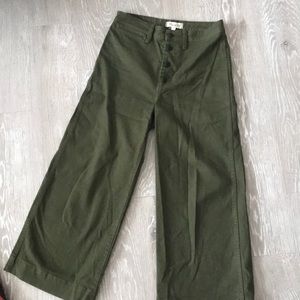 Madewell Emmett wide-leg crop pants